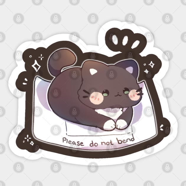 Kitty Mail Sticker by Cremechii